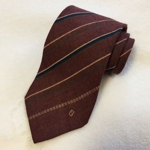 Fendi for Barneys New York silk blend tie